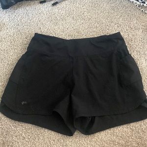 Athleta Girls Black Shorts-Size Small (7)